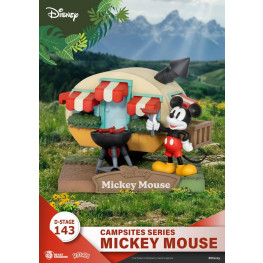 Disney D-Stage Campsite Series PVC Diorama Mickey Mouse 10 cm